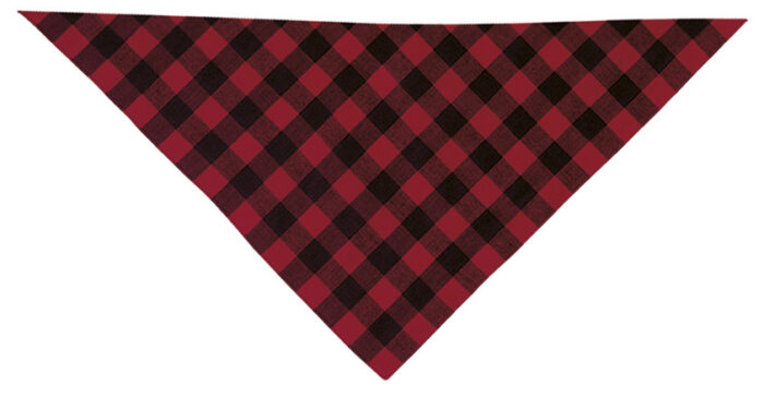 Pañuelo triangular CACHIRULO rojo loto-negro - niño - Imagen 2