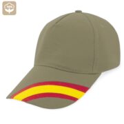 GORRA NACIONAL 5 PANELES ALGODÓN PEINADO "DEVA" - Imagen 3